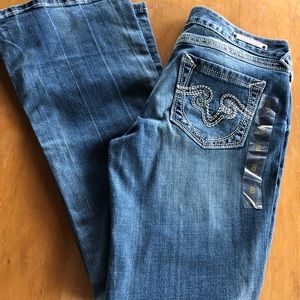 Express Rerock Jeans, Size 8 Short